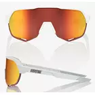100% okulary sportowe S2 soft tact off white HiPER red multilayer mirror lens + clear lens STO-61003-010-43